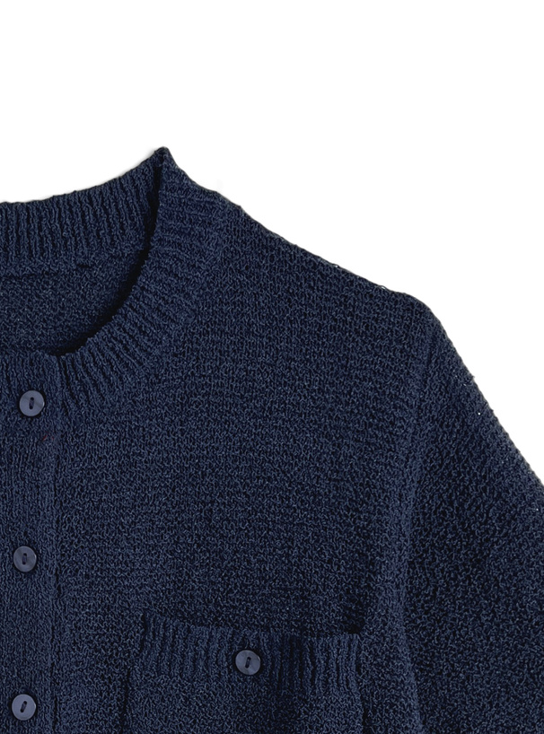 フロントポケットニットカーディガン