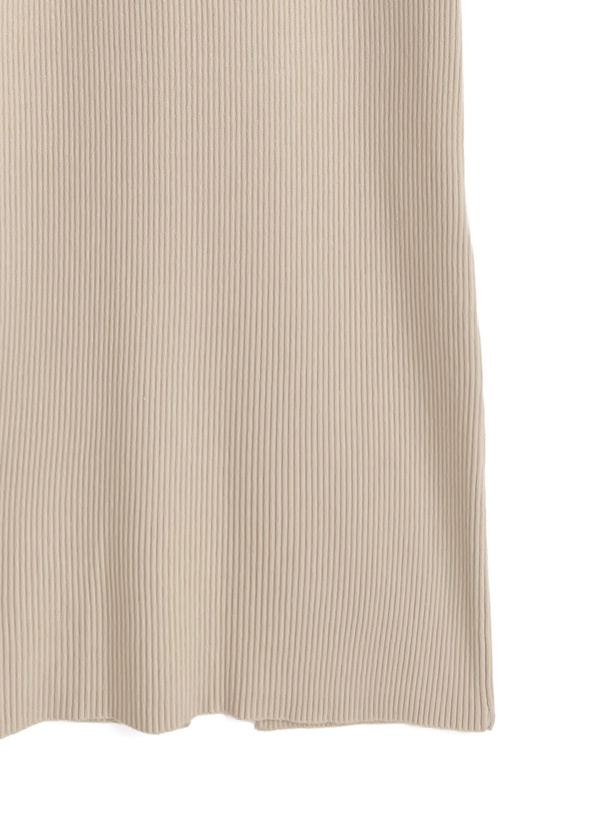 配色レイヤード風ニットワンピース