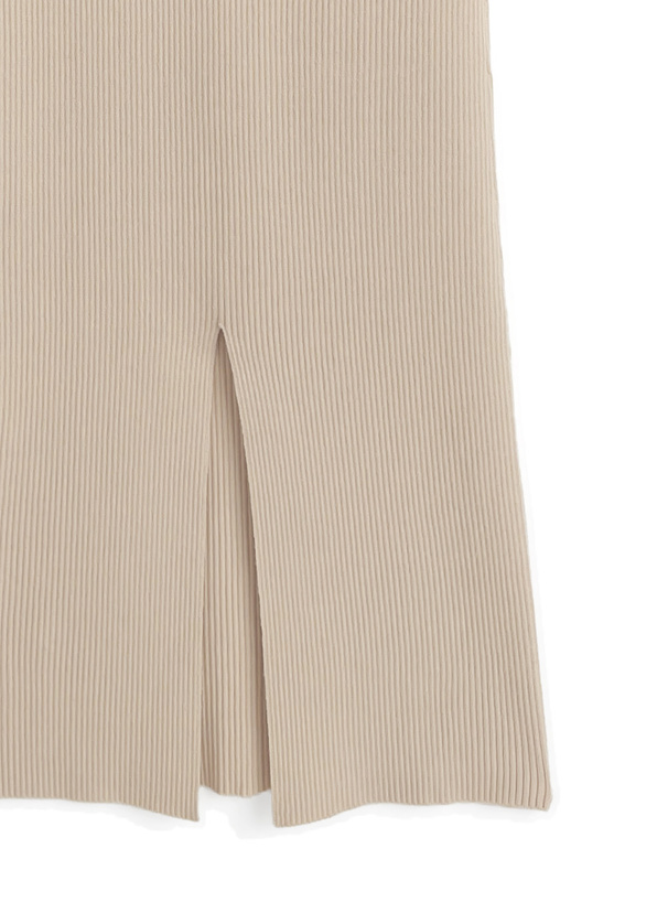 配色レイヤード風ニットワンピース