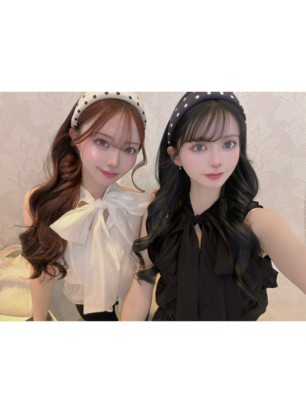 バックリボンアメスリシアーブラウス