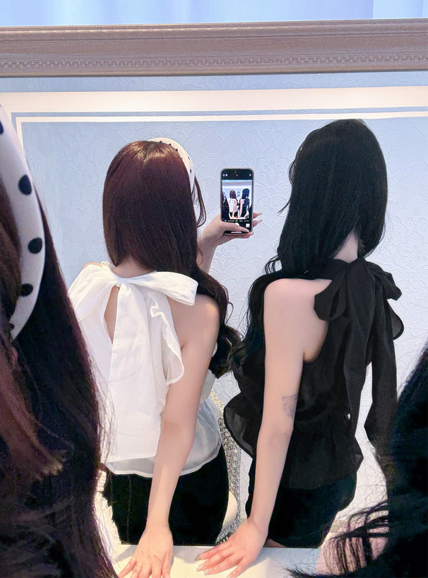 バックリボンアメスリシアーブラウス