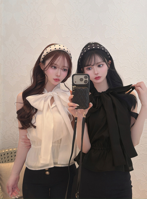 バックリボンアメスリシアーブラウス