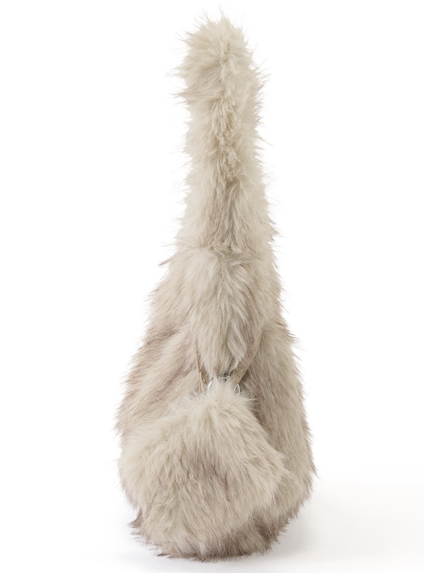 ポーチ付きファーショルダーバッグ