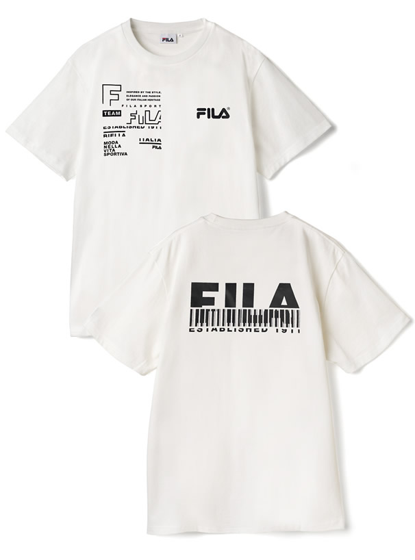 BTS着用モデル ノベルティ付FILAロゴTシャツ