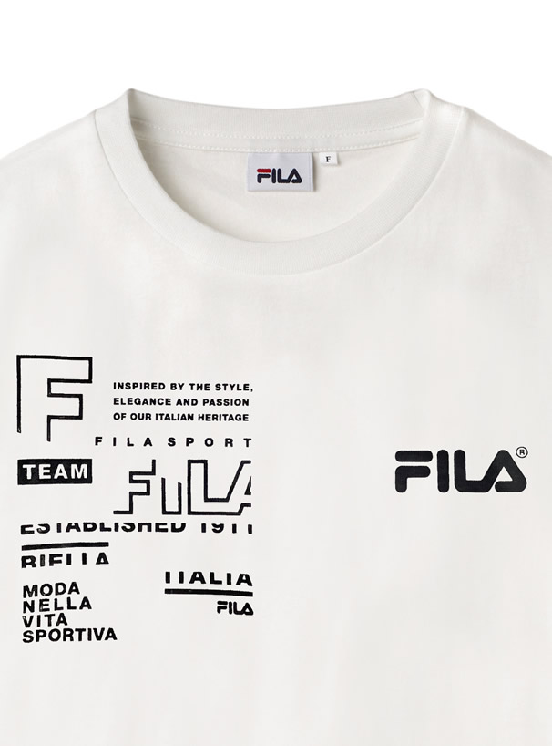 BTS着用モデル ノベルティ付FILAロゴTシャツ