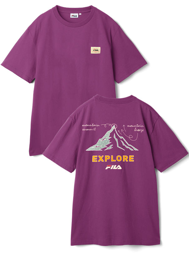 BTS着用モデル ノベルティ付FILAロゴTシャツ