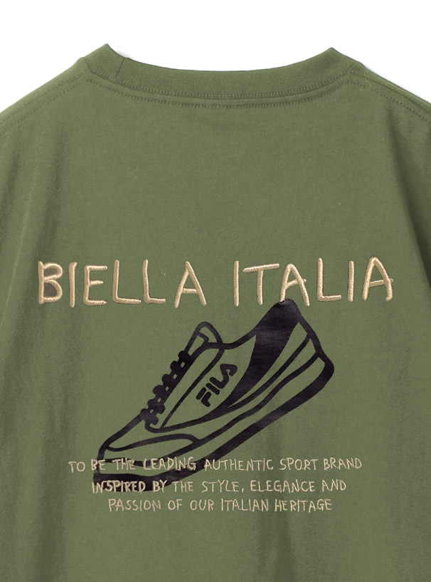 BTS着用モデル ノベルティ付FILAロゴTシャツ