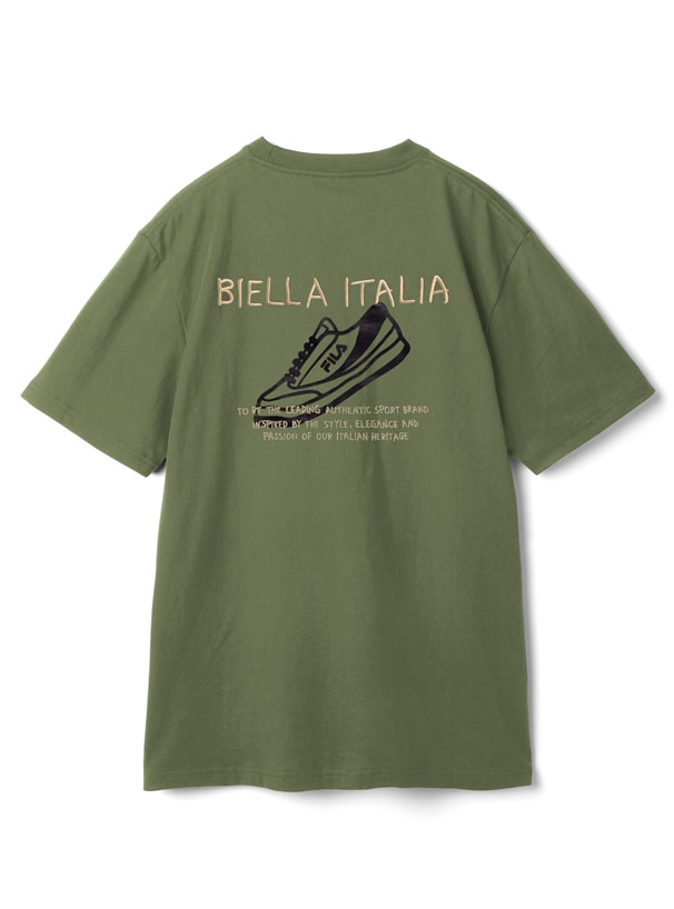 BTS着用モデル ノベルティ付FILAロゴTシャツ