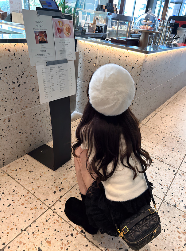 インパン裏地付レースティアードミニスカート