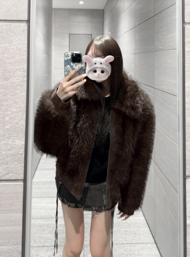 ファーレザージャケット[ask133] | レディースファッション通販の