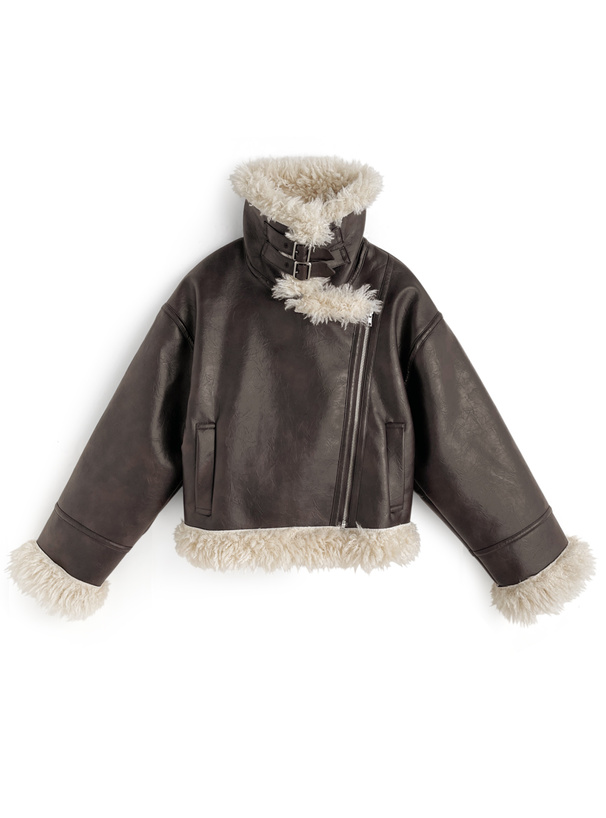 さお　BEATRICE レザージャケット＋ファー さお BEATRICE レザージャケット＋ファー さお BEATRICE レザー