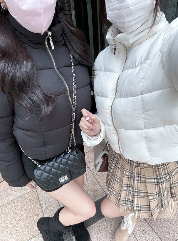 2Wayフード付きファーダウンジャケット[ask143] | レディース