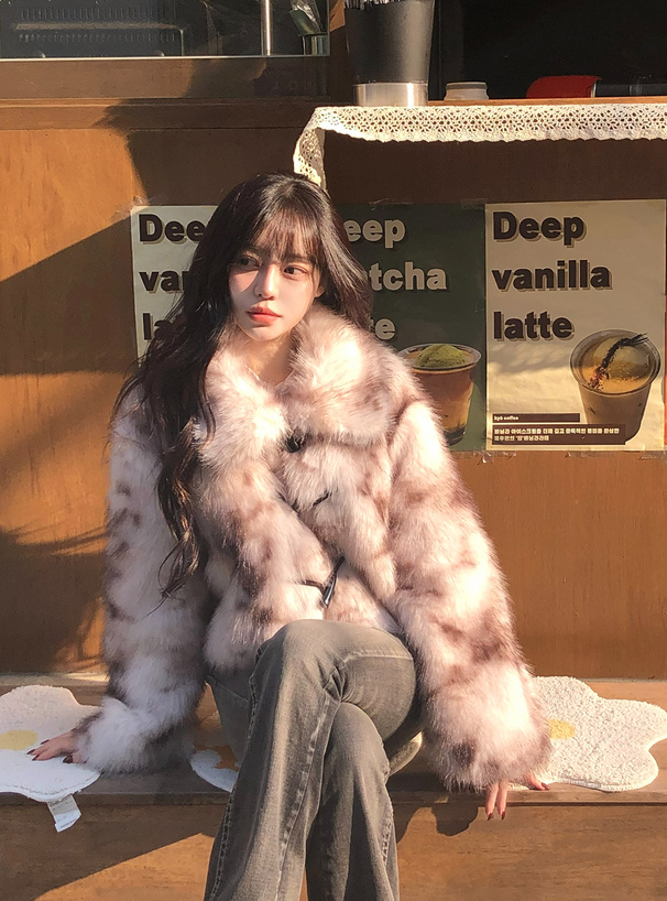 ミックスカラーファーブルゾン