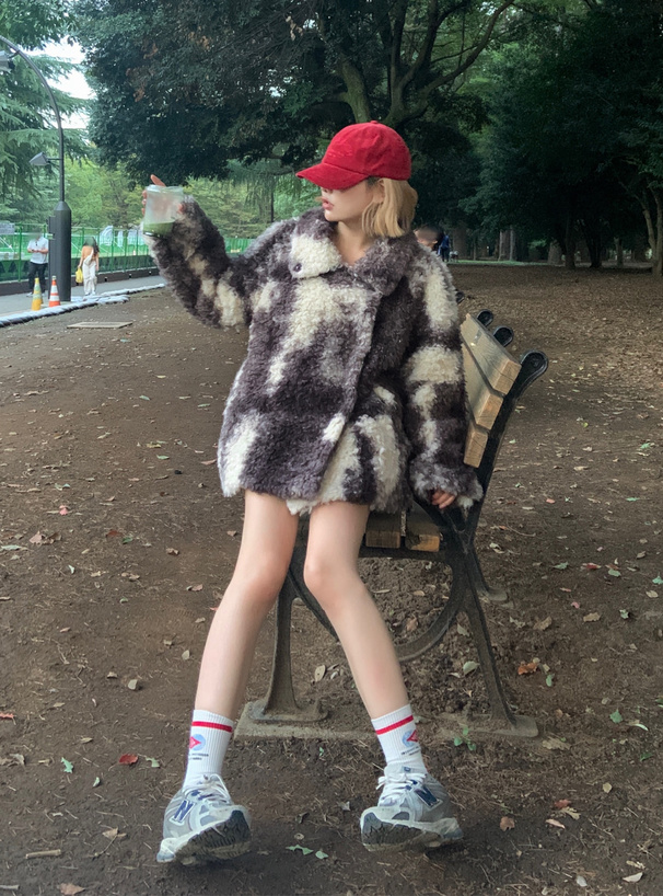 新品同様！ボアカラーブルゾン SHIPS（シップス） ブルゾン アウター ボア カラー ブルゾン