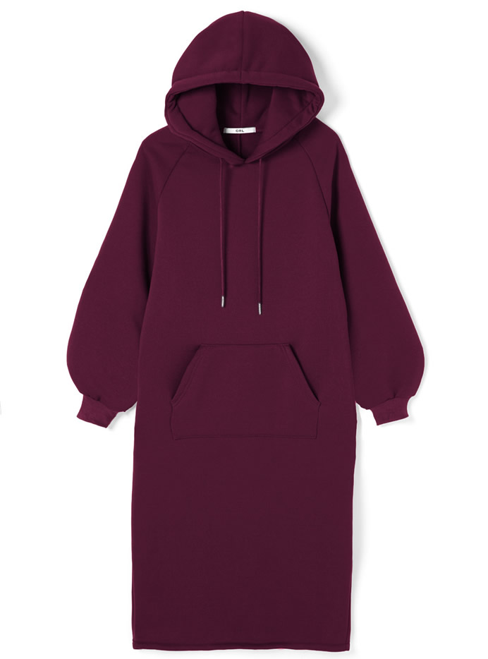バックスリットパーカーワンピース At1179 レディースファッション通販のグレイル Grl 公式