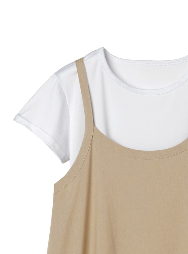 キャミワンピースXTシャツセット