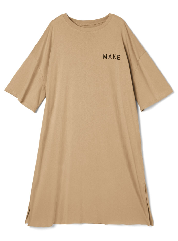 ロゴルーズTシャツワンピース