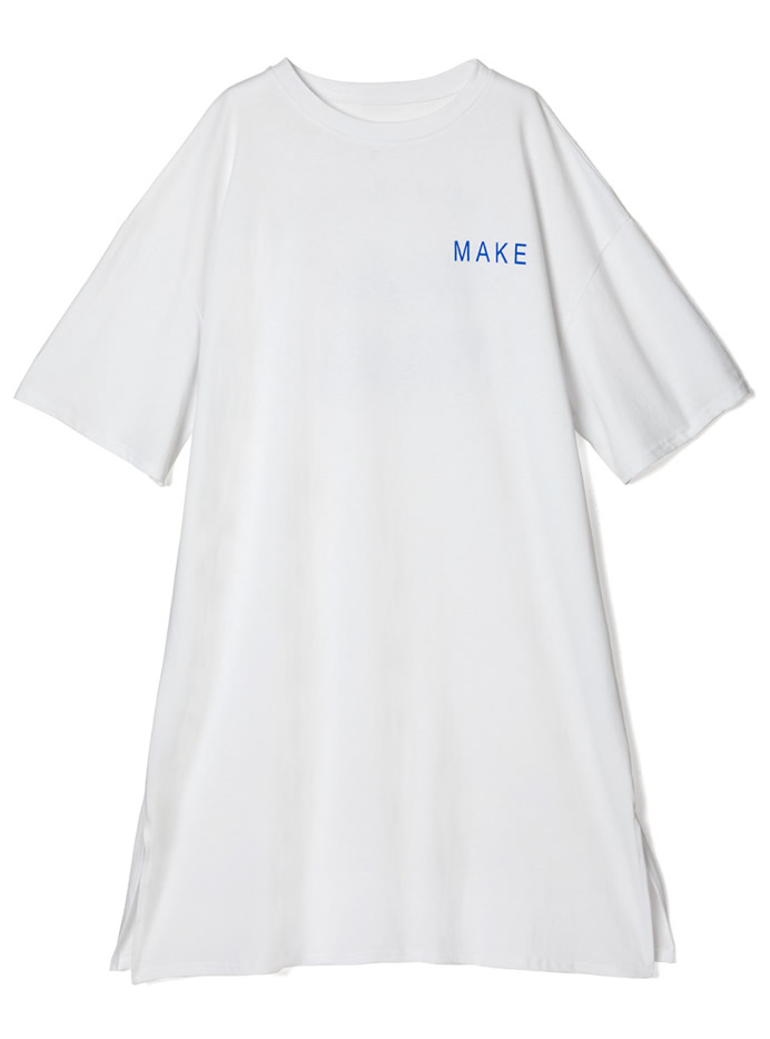 ロゴルーズTシャツワンピース