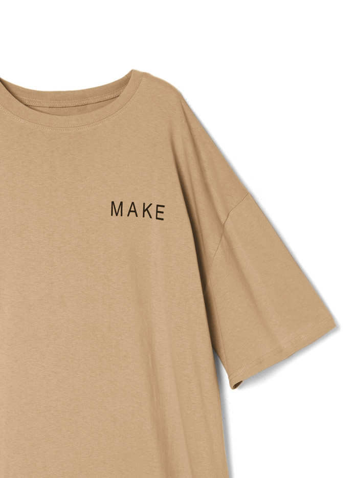 ロゴルーズTシャツワンピース