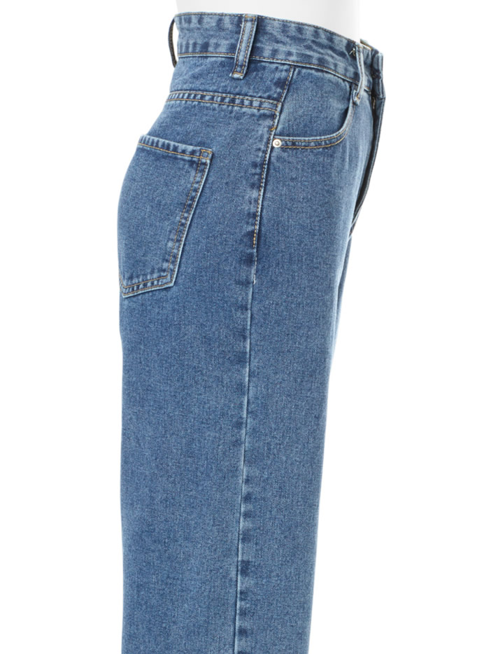 ワイドデニムパンツ