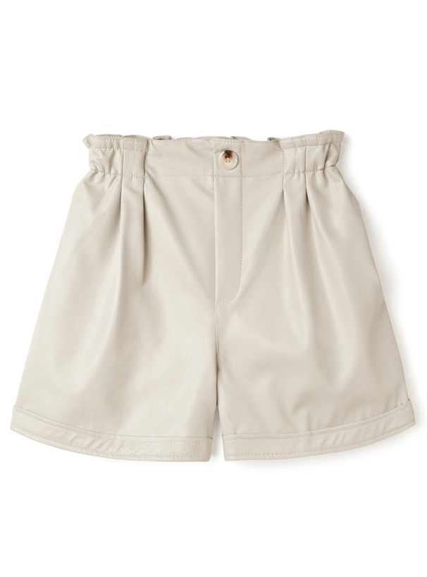 レザーショートパンツ