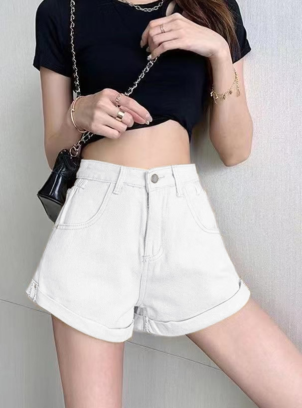 フレアツイルショートパンツ