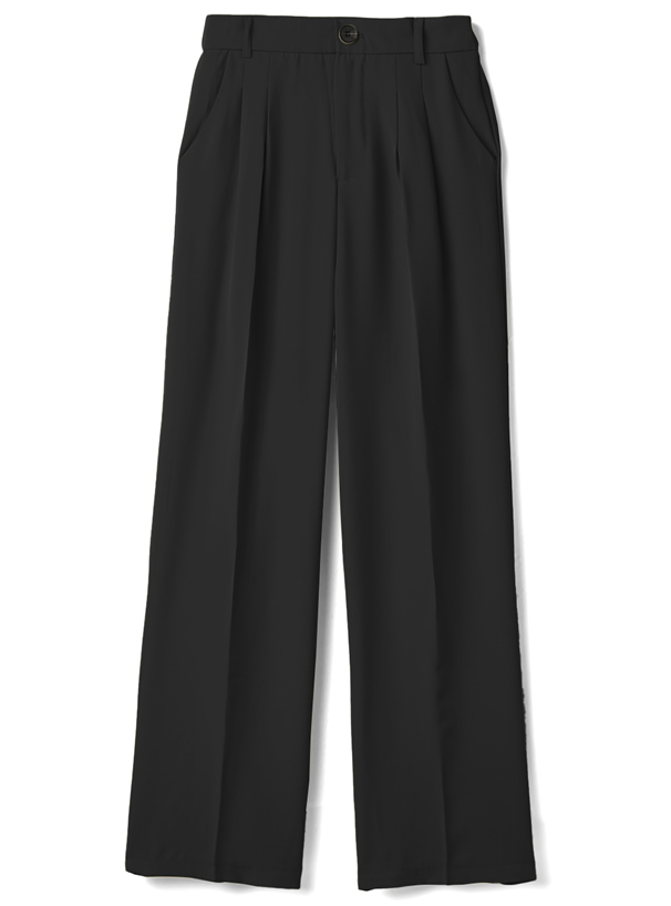センタープレスワイドパンツ