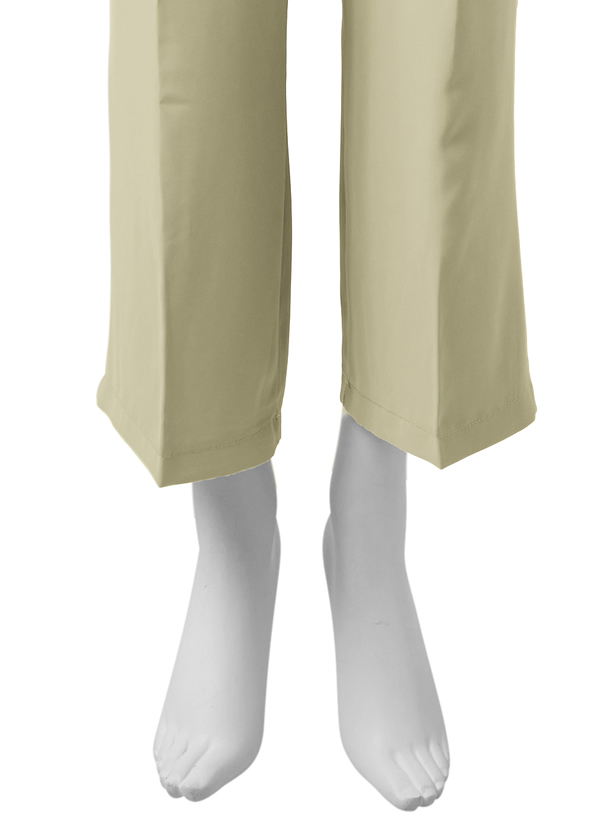 センタープレスワイドパンツ