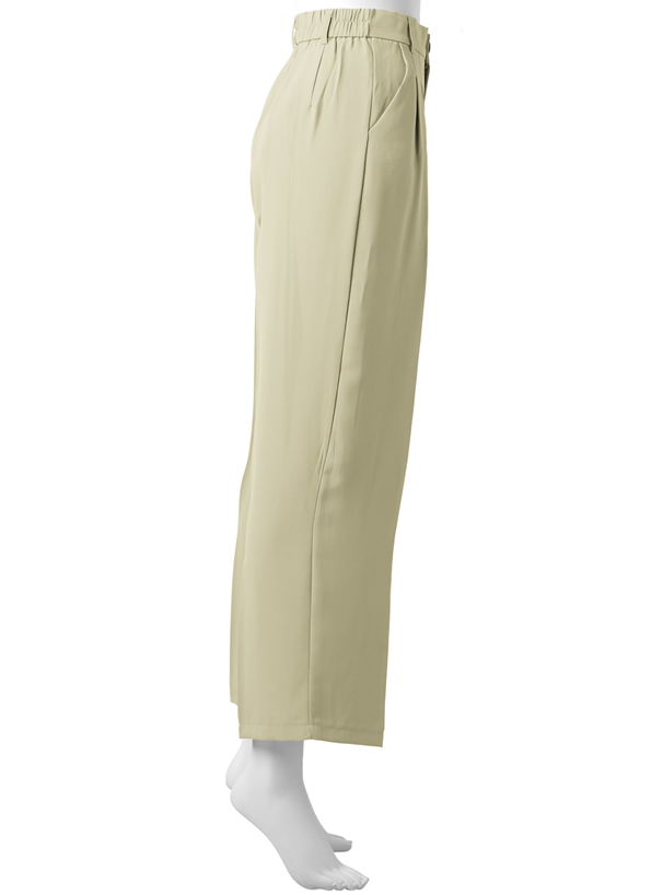 センタープレスワイドパンツ