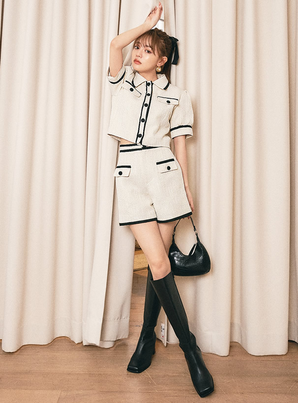 2Wayクロコダイル柄ショルダーバッグ