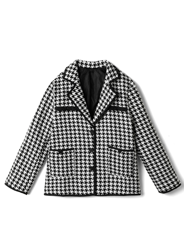 千鳥柄テーラードジャケット[at1691] | レディースファッション通販のグレイル(GRL)【公式】