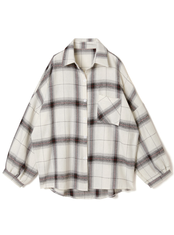 オーバーチェックシャツ[at179] | レディースファッション通販のグレイル(GRL)【公式】