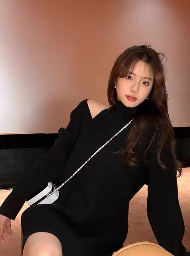 ミニワンピース×アメスリトップスニットセットアップ