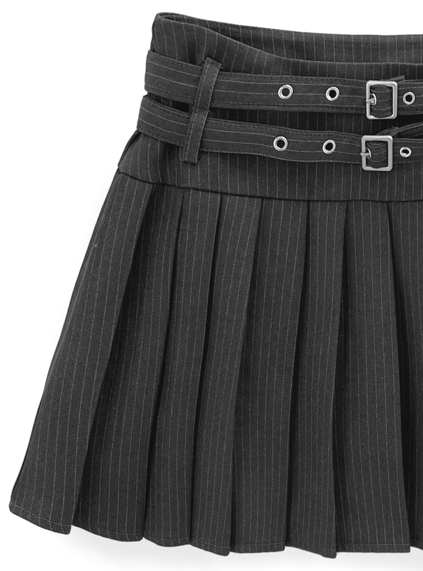 d.i.a ストライプフリルミニスカートパンツ Amazon.co.jp: [WANSHIX] スカートパンツ レディース