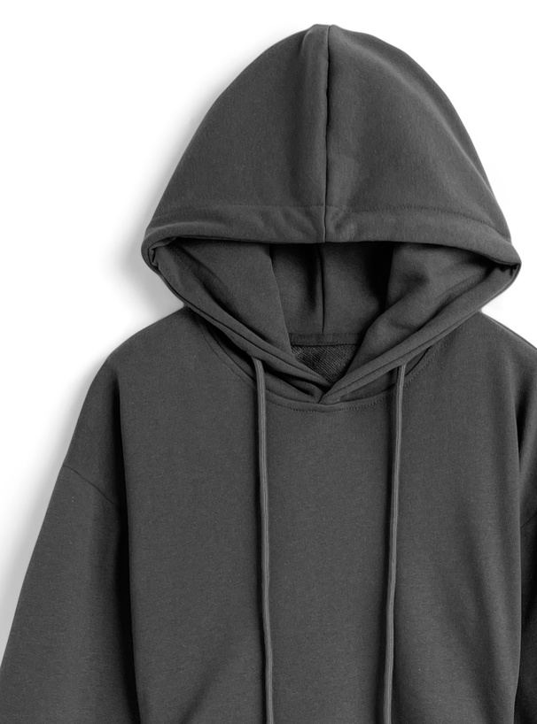 ドロストスウェットパーカーワンピース