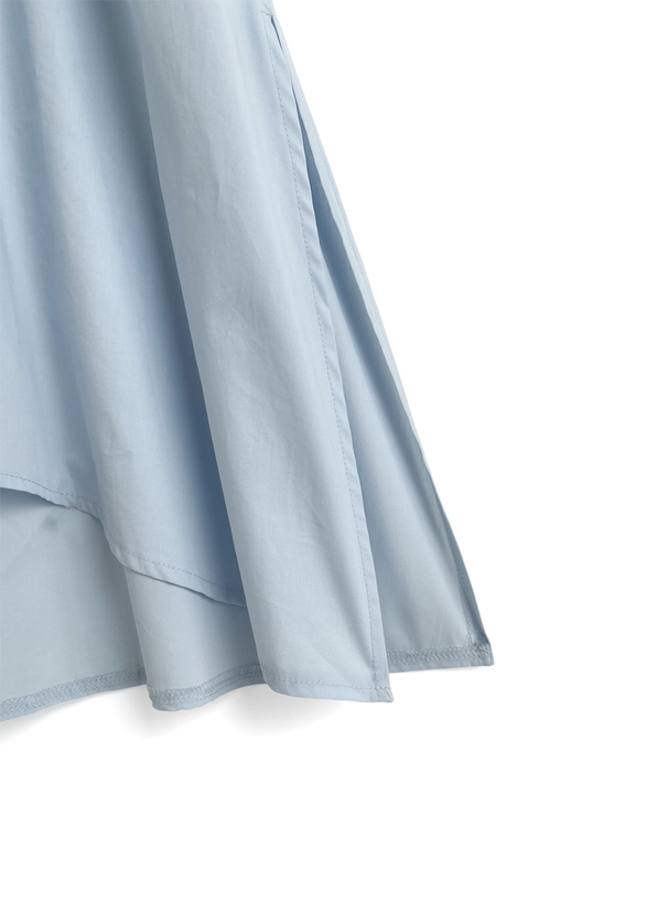 ビスチェドッキングシャツワンピース