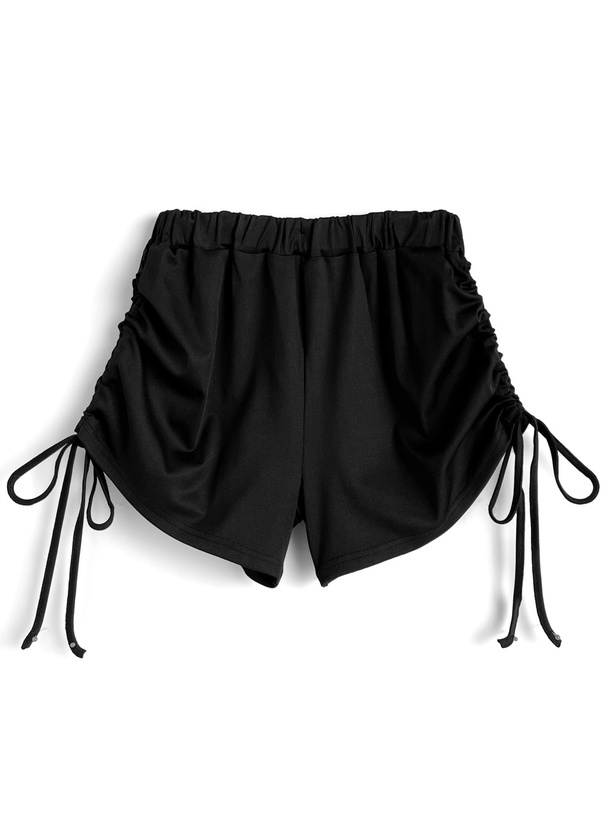 サイドドロストリボンショートパンツ