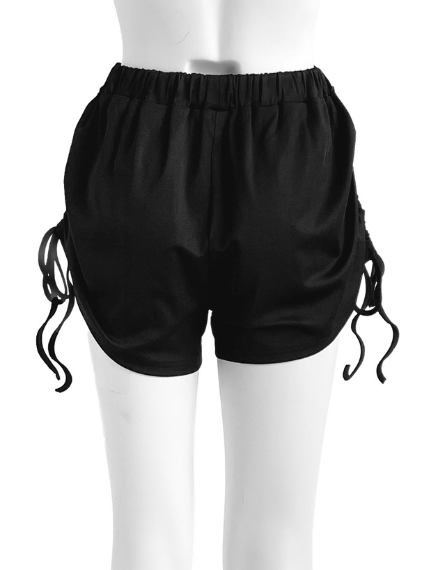 サイドドロストリボンショートパンツ