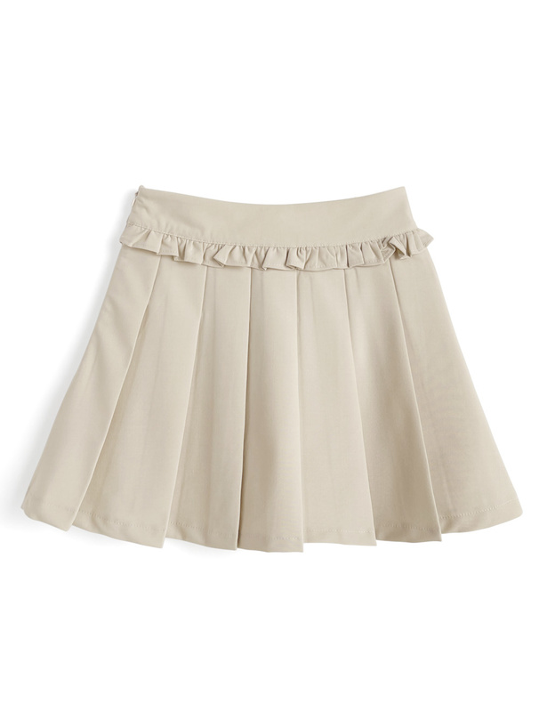 インパン裏地付フリルプリーツミニスカート[at2504] | レディース