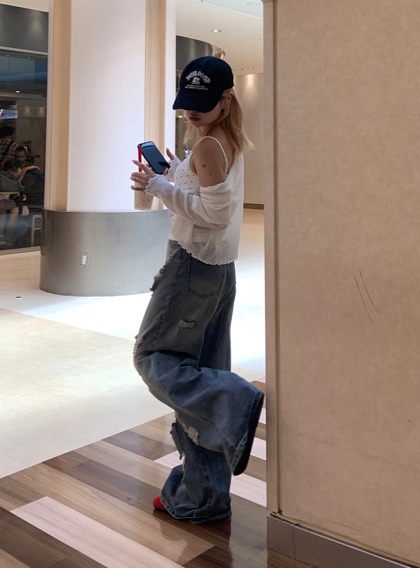 シアーメロウリブカーディガン