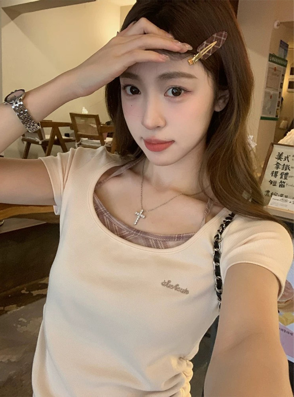 トップス 556 フラワーカットトップス（Tシャツ/カットソー）｜Darich