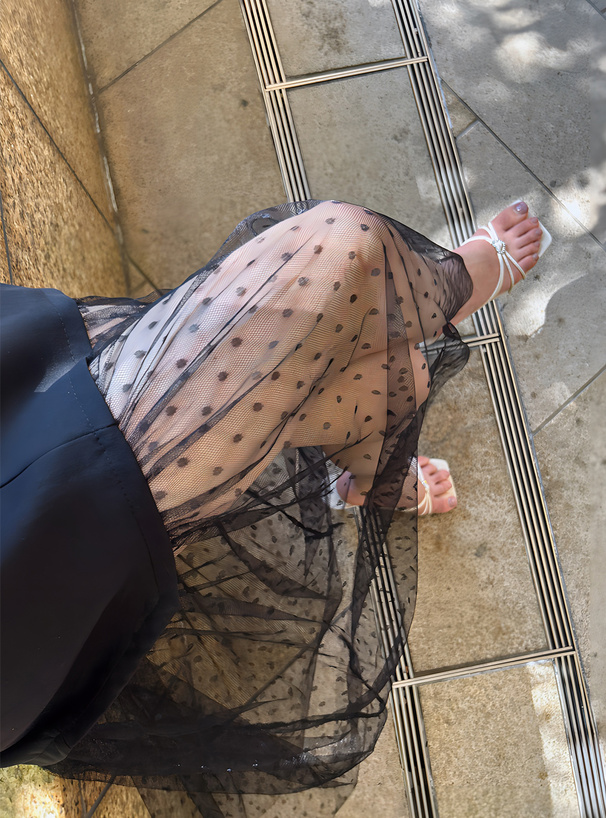 ドットチュールドッキングタイトスカート