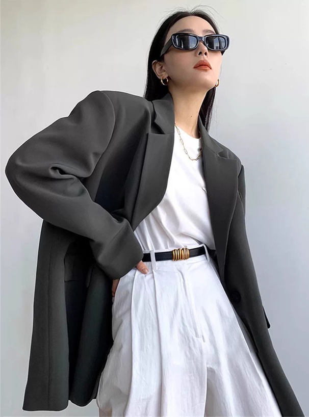 ルーズテーラードジャケット