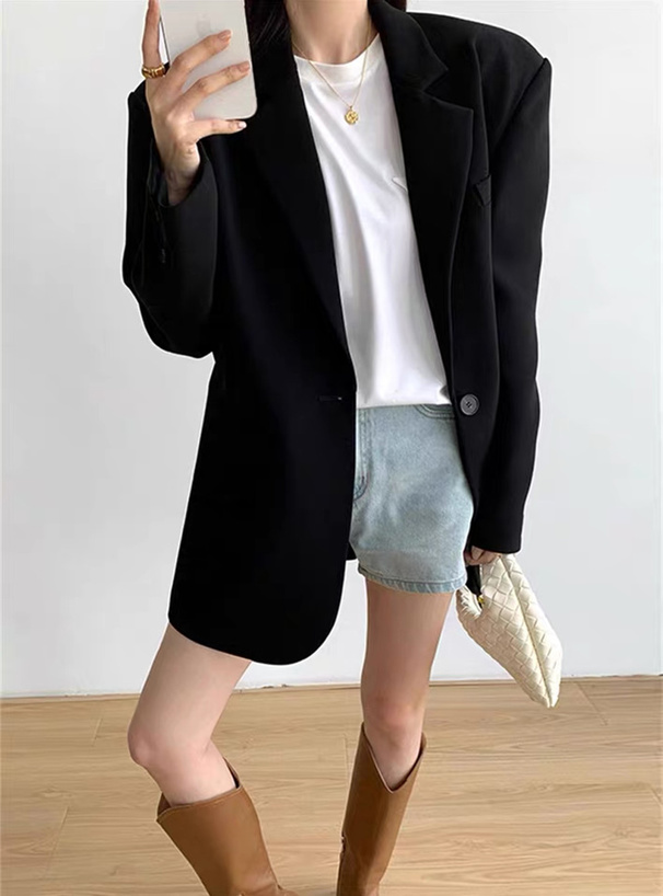 ルーズテーラードジャケット