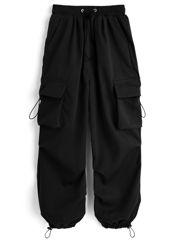 ドロストカーゴポケットワイドパンツ