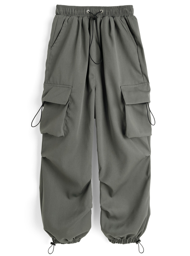 ドロストカーゴポケットワイドパンツ