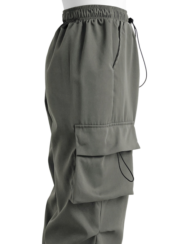 ドロストカーゴポケットワイドパンツ