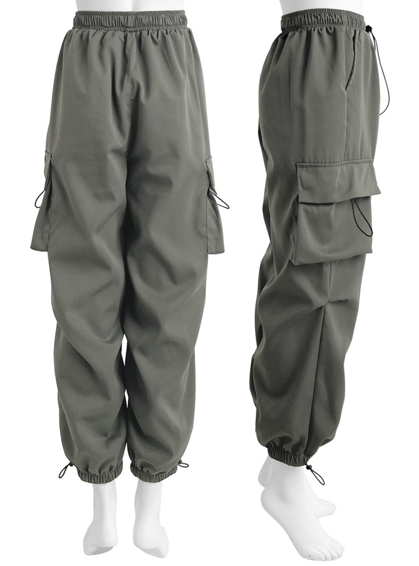 ドロストカーゴポケットワイドパンツ