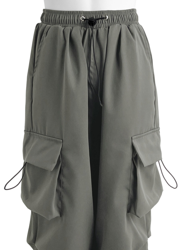 ドロストカーゴポケットワイドパンツ