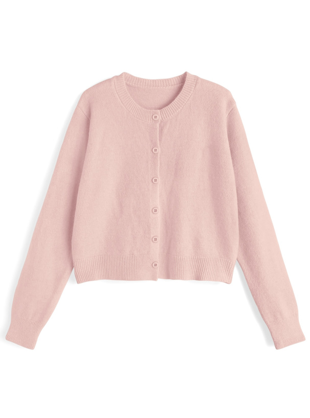 モヘヤタッチニットカーディガン